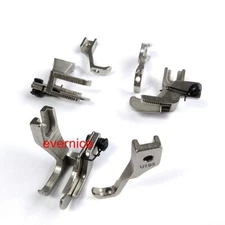 3 Sets Right Guide Topstitch Walking Foot For Juki Du-141 1181 Artisan Econosew+