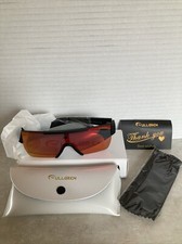 Fullgreen Mirrored Square Sunglasses U V Protection Complete With Case New