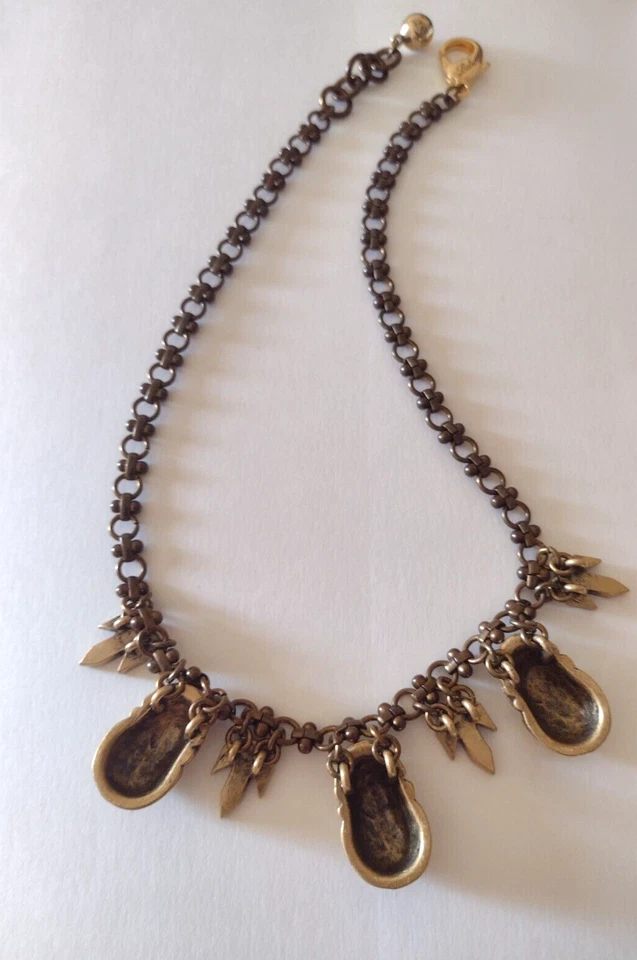 Royal Scarab Ancient Egyptian Style Khepri Beetle Necklace Lulu Frost Signed - Image 3 of 4