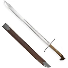 Condor Tool & Knife, Grosse Messer Sword, 32 in Blade, Hickory & Walnut Handle,