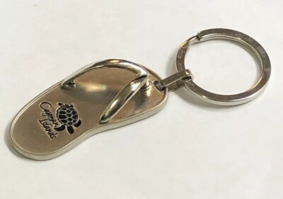 Porte-clés Sandale Souvenir Iles Caïmans – Accessoire Voyage Original