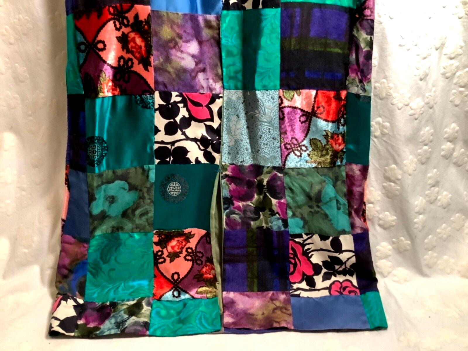 Vintage Skirt Designer Evening Glamour Textured R… - image 8