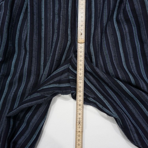 TONI S. Damen Bundfaltenhose Gr. 38, dunkelblau Stoffhose gestreift leicht leger - Bild 11 von 22