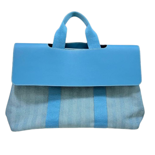 Authentic HERMES Valparaiso PM 200220M Bag Blue Jean #260-006-332