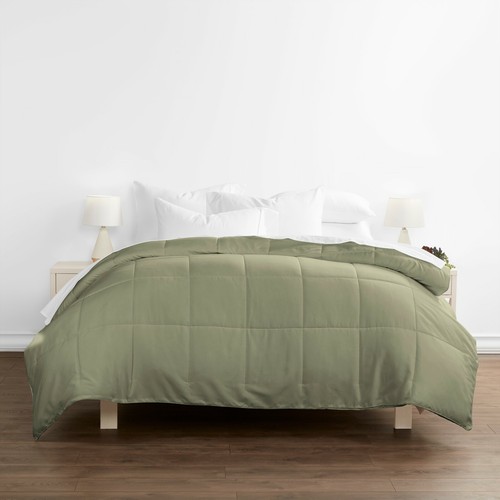 Down Alternative All Season Comforter Kaycie Gray So Soft Collection (6 Colors!) - Picture 31 of 40