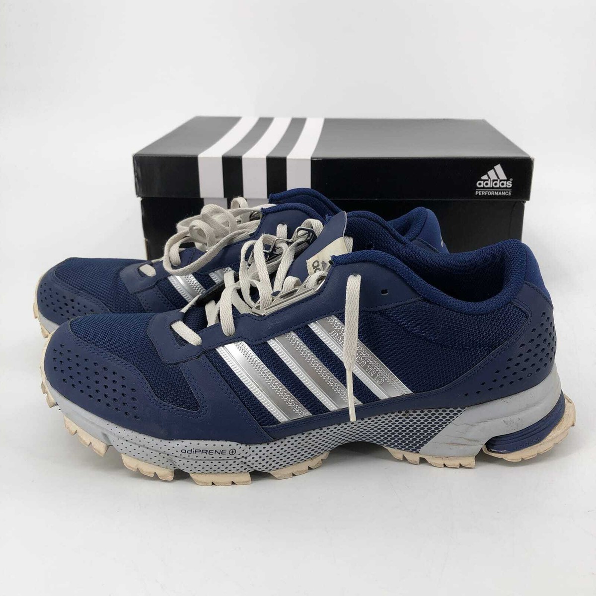 adidas Blue Silver Athletic Sneakers | Men\'s Size 10.5 Men main image 2