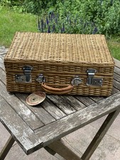 Vintage GIOVANNI BARGANZA Retro Picknickkoffer Design Koffer Top Crab Compass