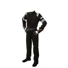 Simpson Racing LY22271 Legend II SFI-1 Racing Suit Youth Medium Black/Black