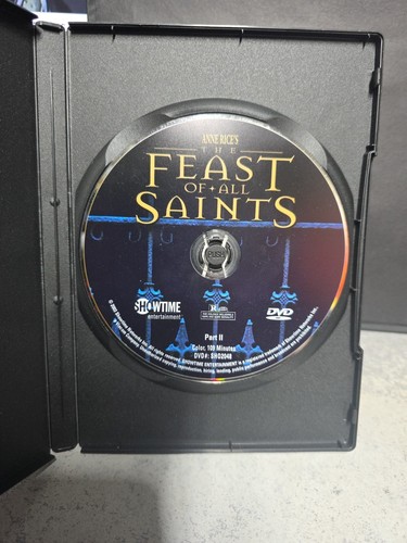 The Feast of All Saints Anne Rice Jennifer Beals James Earl Jones Part 1 DVD - Picture 3 of 4