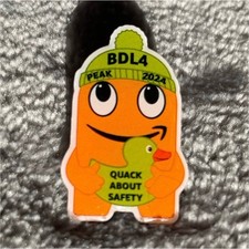 BDL4 Peak 2024 Quack About Safety Collectible Pinback Button Safety Theme
