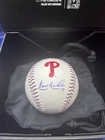 Aaron Nola Phillies Logo Signed Baseball Fanatics Under Wraps Autograph