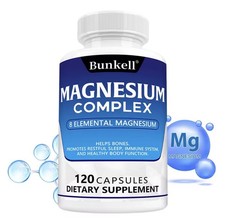 Nutricost Magnesium Complex 1000mg, 120 Capsules - Gluten Free and Non-GMO