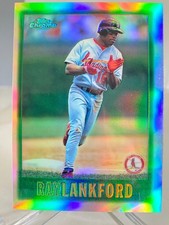 1997 Topps Chrome 'Refractor' Ray Lankford #33 Cardinals Team HOF'er