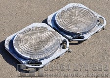 Drehplatten Achsmessstand Achsmessgerät Achsvermessung Spureinstel - 2 Stück