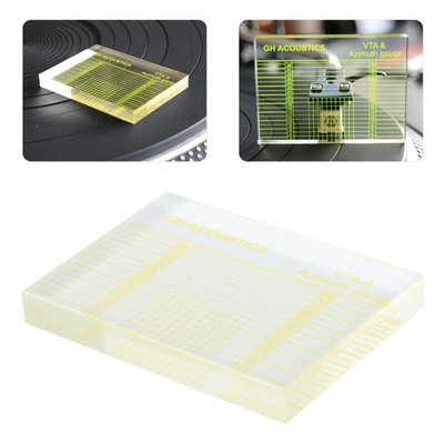 Cartridge Alignment Ruler Clear Design For Record Players Compact Size