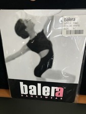 Balera Dancewear T99C Ballet White Girls Small Child SC Dance Footed Tights FRSH