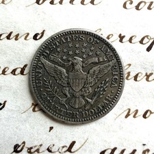 1914 US Barber Quarter Dollar High Grade