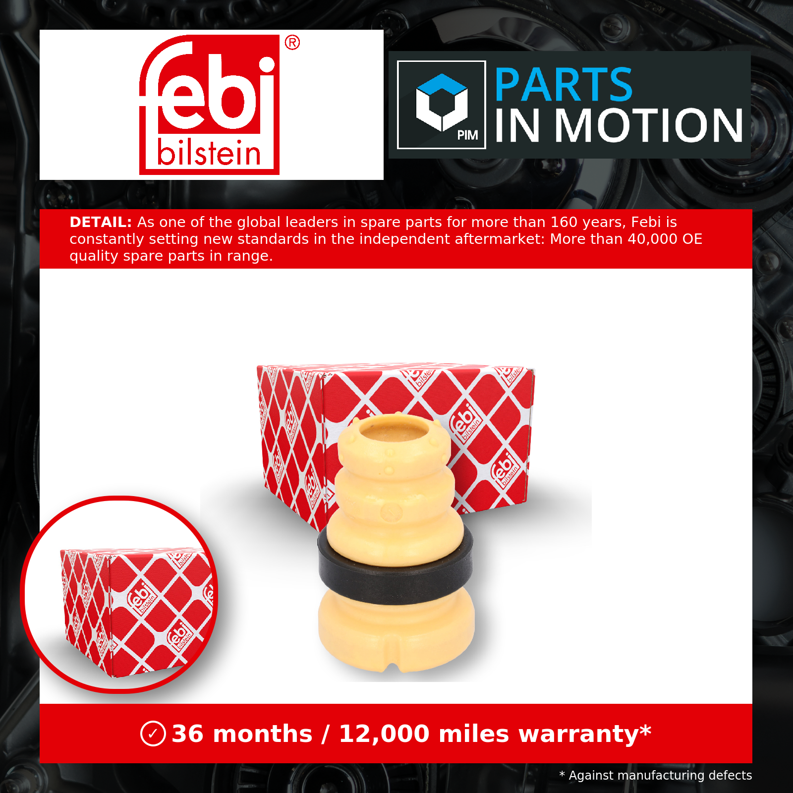 Suspension Buffer fits LEXUS NX200t 2.5 Front 2014 on 2AR-FXE 4833142080 Febi
