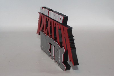Batman Dark Nights Metal 3D printed Logo Sign Wall Desk Shelf Art