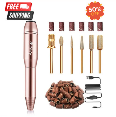 Dremel Nail Polish for File Gel Acrylic Grinder Buffer Tool Finger Drill Kit NEW