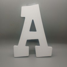 Hobby Lobby Large Letter A White Phase 2 MDF Primed Baby Wall Advertisement