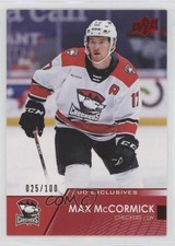 2021-22 Upper Deck AHL Exclusives 25/100 Max McCormick #72 11pj