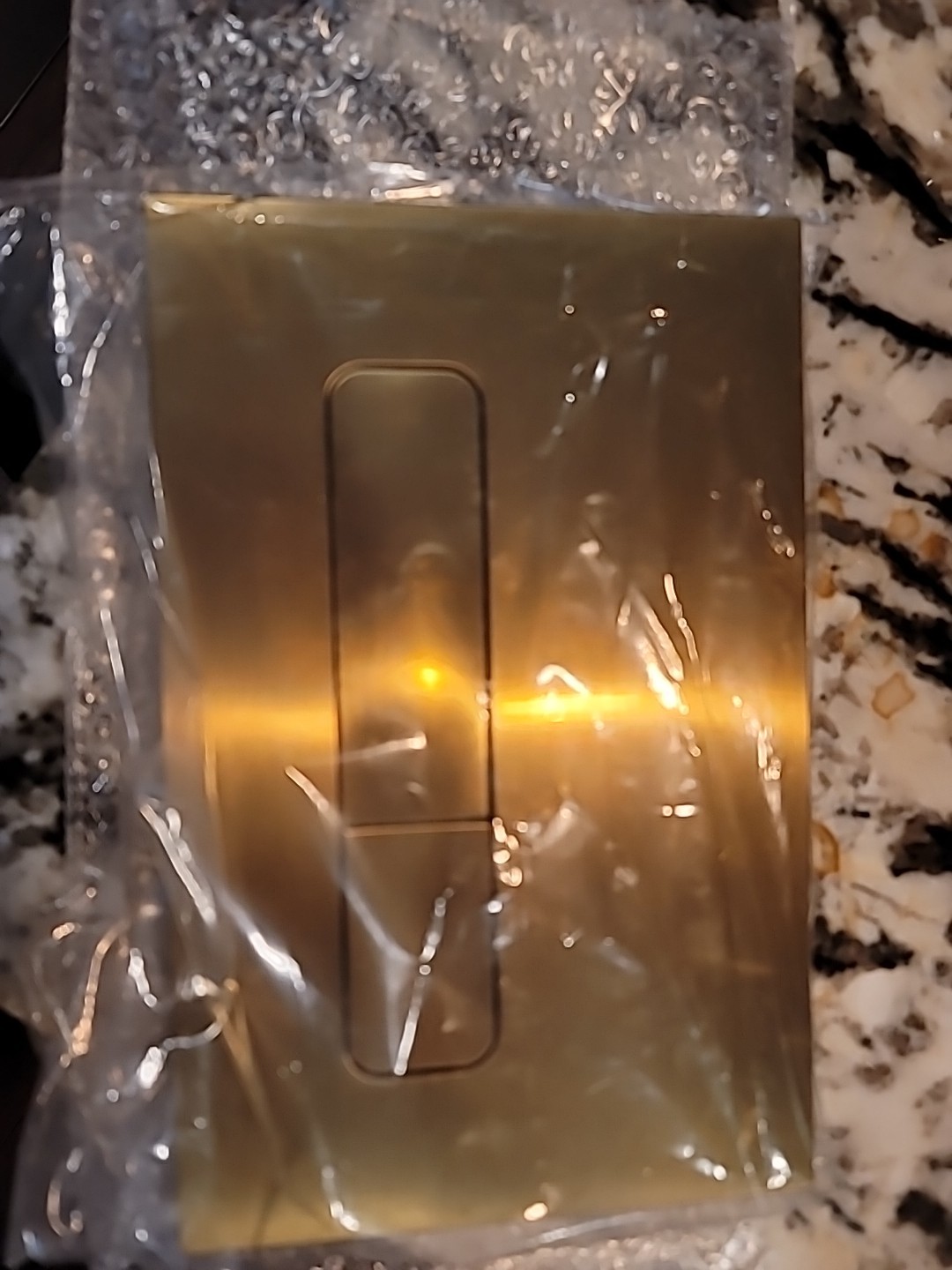 Swiss Madison SM-WC003 Wall Mount Dual Flush Actuator Plate - Brass