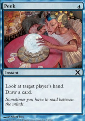 1 x Peek - 10th Edition - NM-Mint - MTG