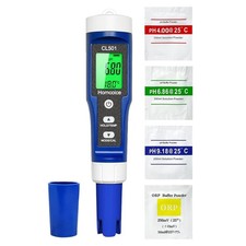 5-in-1 pH Chlor ORP H  Temperatur Messgerät ...
