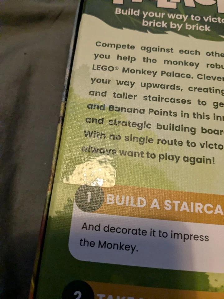 Lego - Monkey Palace Board Game Sealed NEW - Image 4 of 4