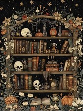 Skull Diamond Art Kit for Adults Beginners DIY Decor 12 x 16 Inch