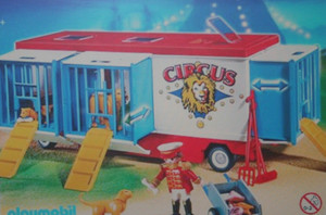 Playmobil 4232 – Roulotte De Cirque Avec Fauves, Collection Circus Romani Roncalli – NEUF