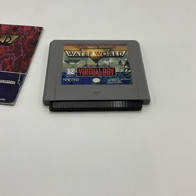 Waterworld Nintendo Virtual Boy  Game  Cartridge And Manual