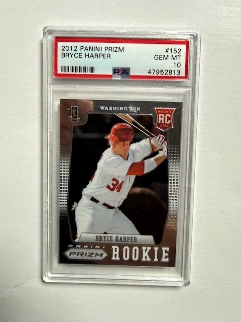 2012 Panini Prizm #152 Bryce Harper RC Rookie GEM MINT PSA 10