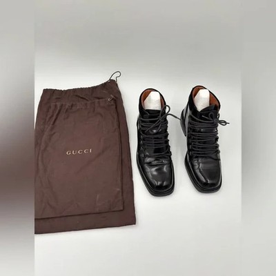 Gucci Vintage Leather Boots Size 6.5 A131U0