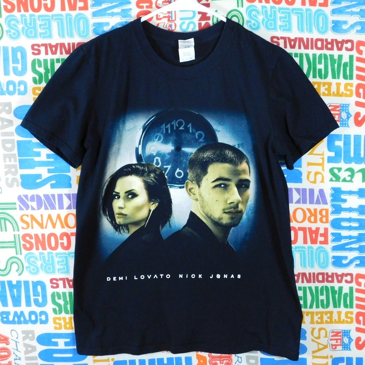 Demi Lovato Nick Jonas Future Now Tour 2016 T Shirt Size S Double