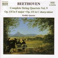 Audio Cd - Ludwig Van Beethoven - Complete String Quartets Vol.9: Op.131, Op.135