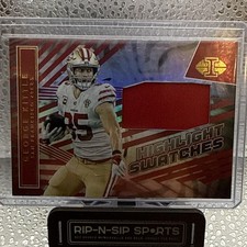 2022 Panini Illusions Highlight Swatches George Kittle #HS-GK SF 49ers 