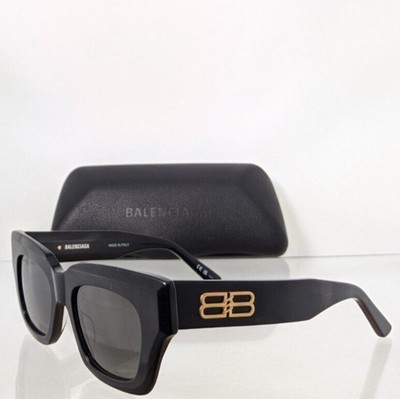 Balenciaga black Sunglasses gold BB 0234 001 51mm