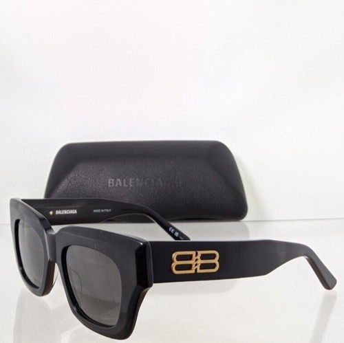 Balenciaga black Sunglasses gold BB 0234 001 51mm