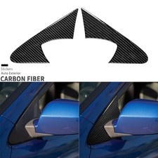 Real Carbon Fiber Rearview Side A-pillar Panel Cover Trim For Acura Rsx 2002-06