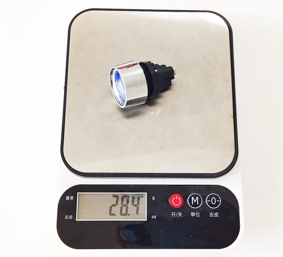 1*Interruptor de partida universal do motor 12V DC 50A botão de partida de ignição de carro azul - Imagem 3 de 4