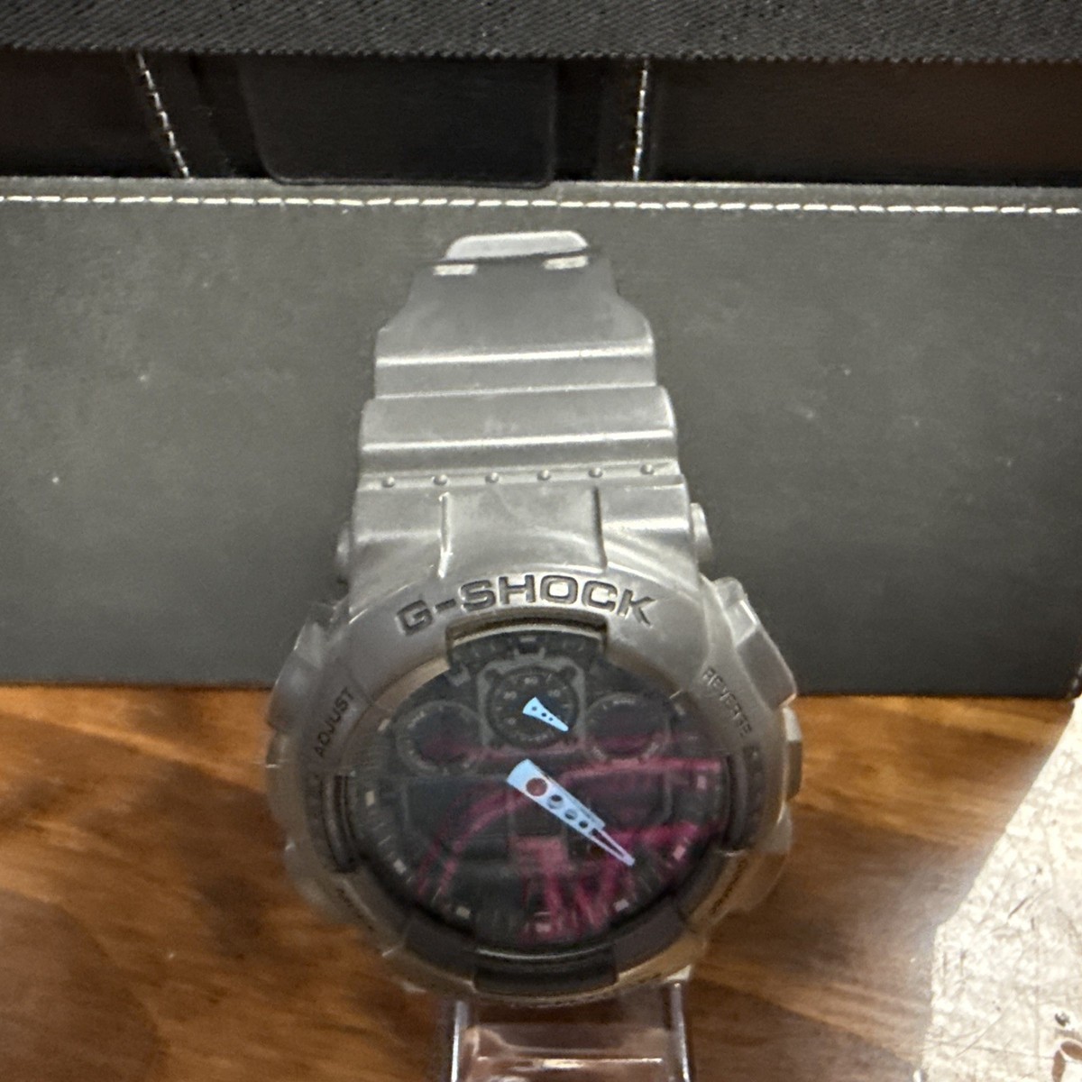 Casio G-Shock 5081 GA-100C Charcoal Blue Hands WR20BAR Analog