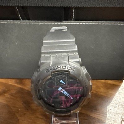 Casio G-Shock 5081 GA-100C Charcoal Blue Hands WR20BAR Analog