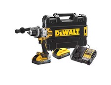 Dewalt DCD1007H2T 18v XR Hammer Drill Kit - 2 x 5.0ah Powerstack Batteries