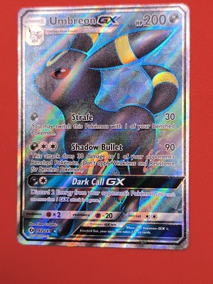 Umbreon GX 142/149 Sun & Moon Base Full Art Ultra Rare Holo