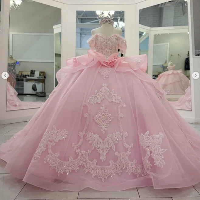 Robe Bustier Rose Bébé Ou Rose Vif - Manches Longues Fluides - Taille S - Neuf Sans étiquettes
