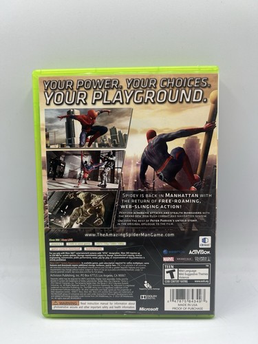 The Amazing Spider-Man Xbox 360 Complete CIB - Picture 2 of 4