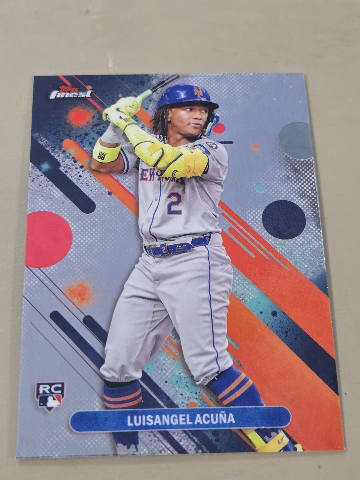 2025 Topps Finest - Common Luisangel Acuna #52 (RC)