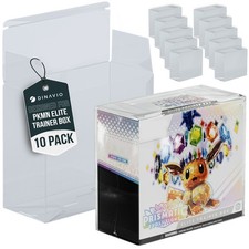 Plastic Pokemon Elite Trainer Box Protectors ETB Displays 10 PACK